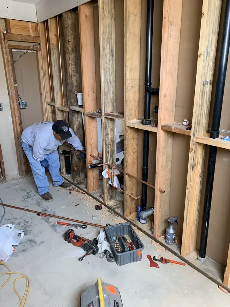 Commercial rough-in plumbing for Gas Line Repair in Villa Park